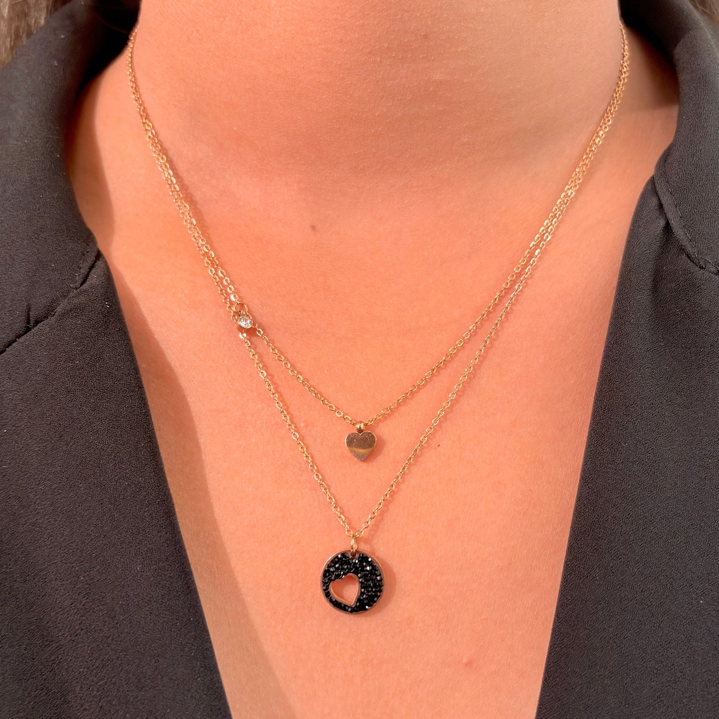 Elegant heart necklace for women