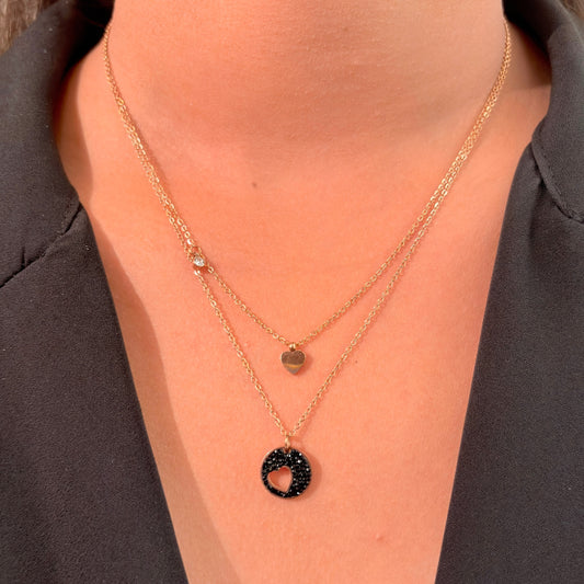 Elegant heart necklace for women